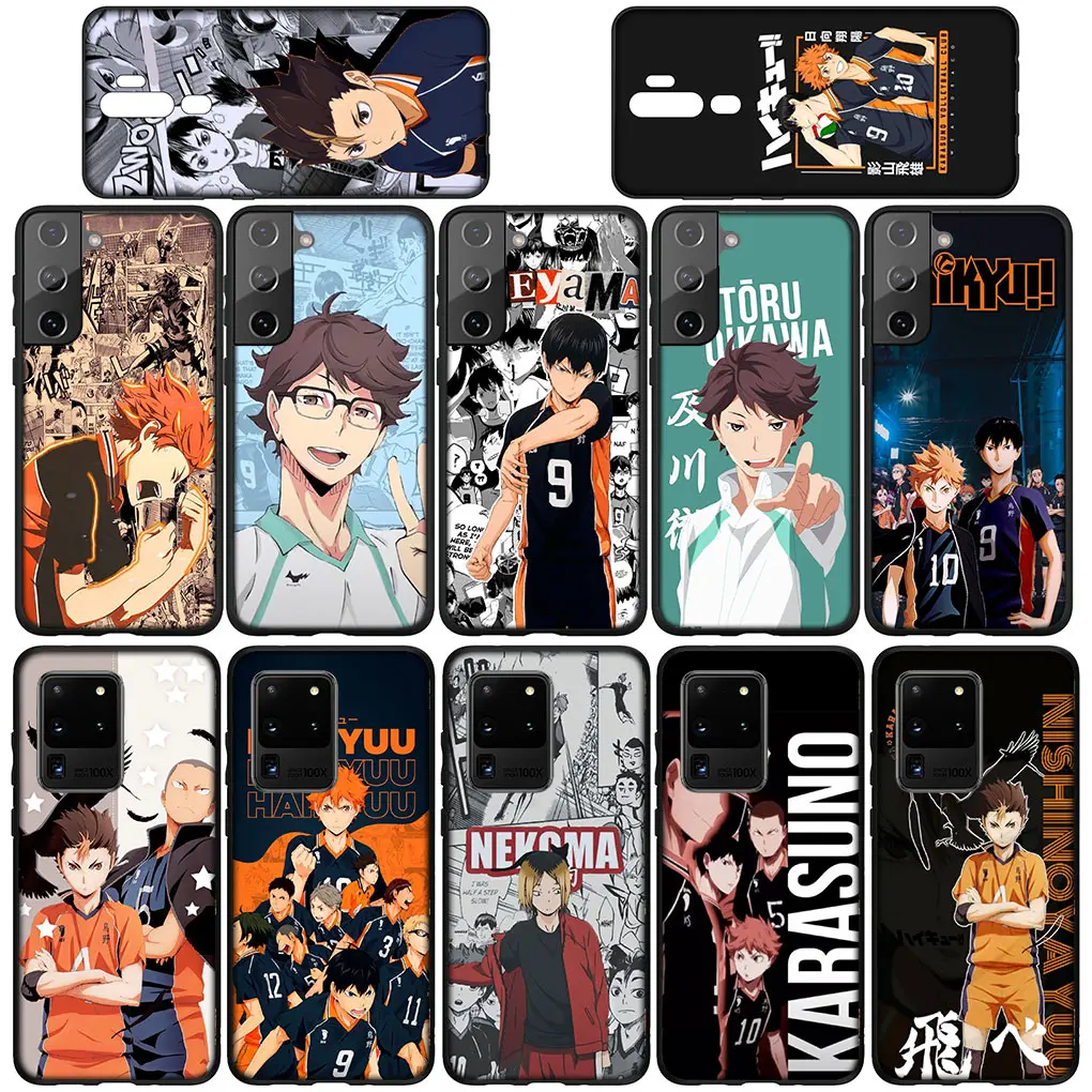 Toru Oikawa Haikyuu Shoyo Hinata Phone Cover Case for Xiaomi Poco X3 NFC X4 M2 M3 M4 Pro M5 F3 X2 C40 GT Soft Casing