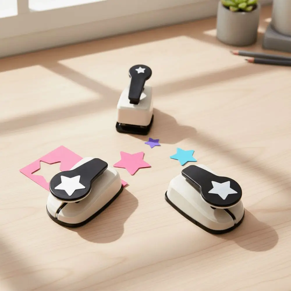 9/16/25mm Craft Hole Puncher Paper Card DIY Scrapbooking Punches Maker Embossing Border Paper Punch Paper Label Punch Embossing