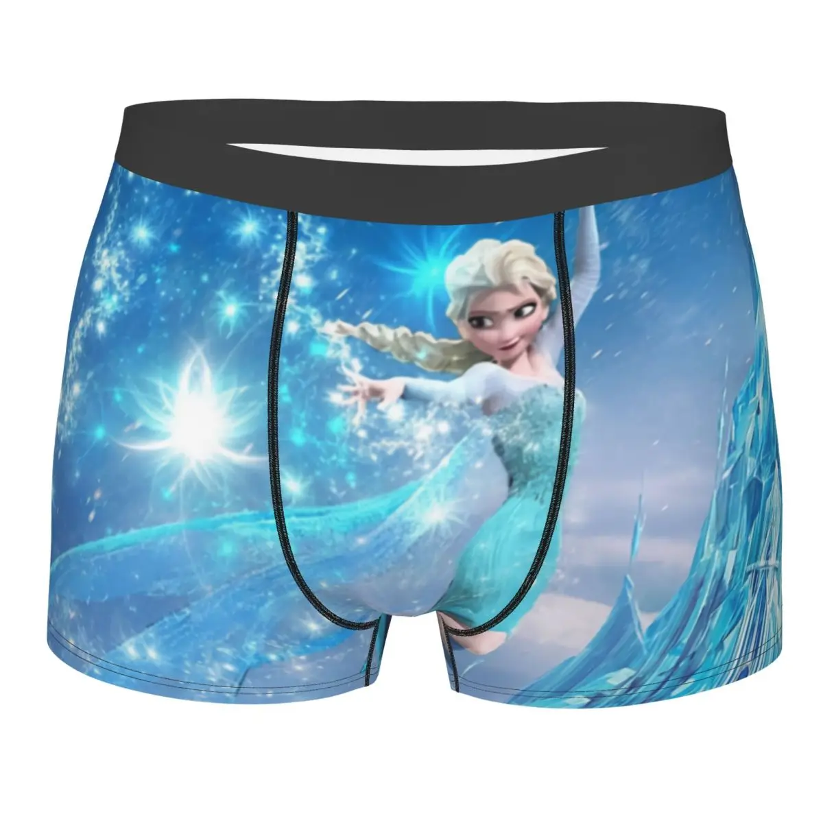 

Male Sexy Cartoon Frozen Underwear Boxer Briefs Men Stretch Shorts Underpants