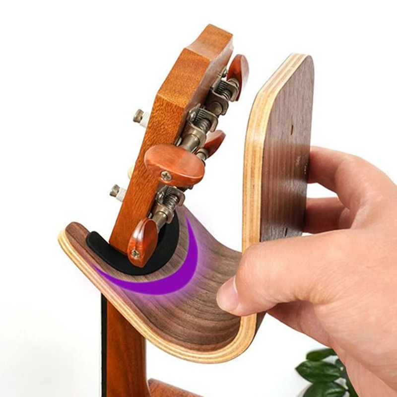 Guitar Skateboard Wall Hanger Unique Design Bent Wood Guitar Hanger Wall Mount Guitar Holder Acoustic Guitar Accessories