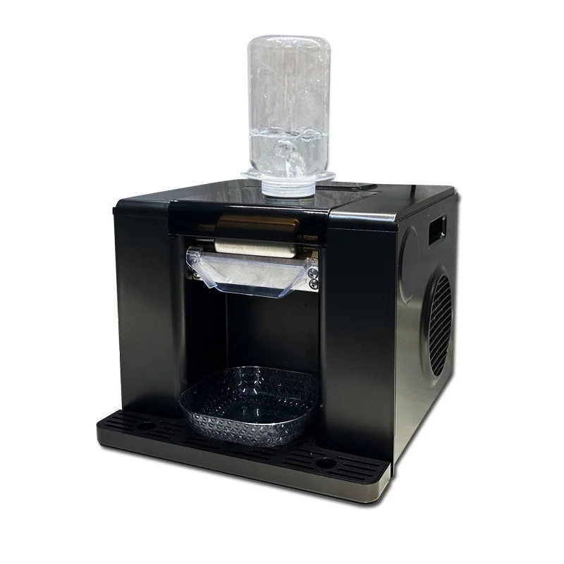 110/220V Automatic Ice Maker with One-Click Cleaning & Fast Ice Making Snow Ice Machine for Home & Kitchen Use