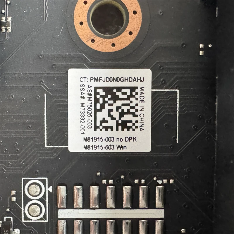 M81915-603 Используется для материнской платы HP OMEN GT15 GT14 ID: 894A M81915-003 M75026-003 H670 12-й слот памяти DDR4 100% тестирование