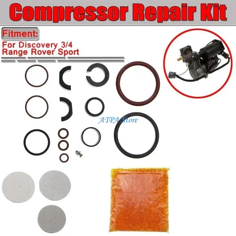 

U13C Versatile Kits Essential Maintenance Package Plastic Repair set for Repair Air Suspension Compressor for 3/4 Sports