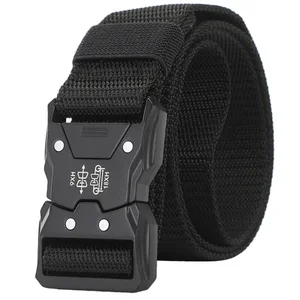 High Quality Men Belt Outdoor Work Training Belt Woven Belt Canvas Multi Function Belt Denim Belt