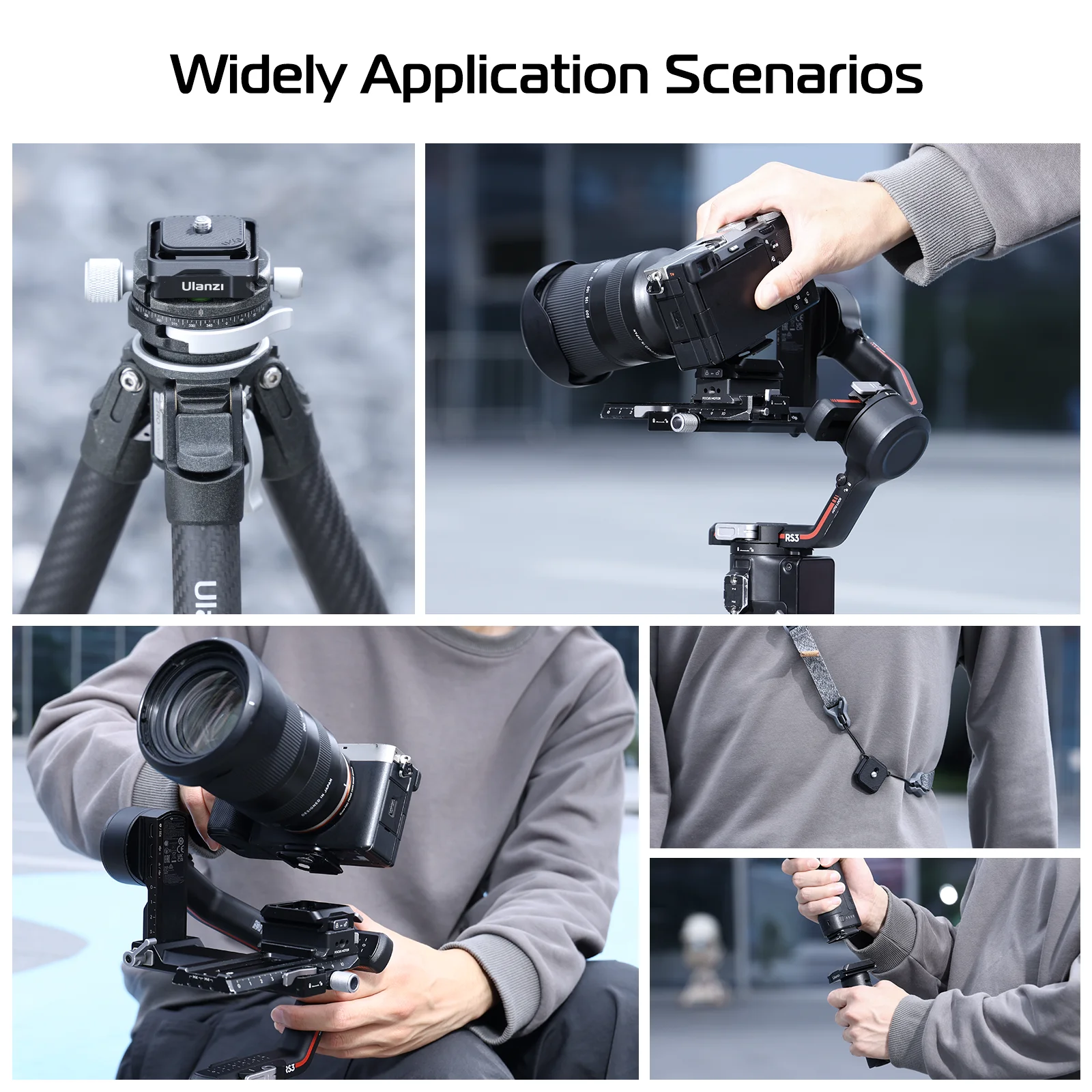 Ulanzi UKA01 Uka Universele DSRL Camera Gimbal Quick Release Kit Arca-Swiss Quick Switch Statief Slider Mount Adapter ondersteuning F38