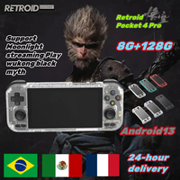 Retroid Pocket 4 Pro 4.7 Inch Video Game 8G+128GB RP4 Handhelds Retro Player Android13 WiFi 6.0 Bluetooth Console PSP PS2 Gift