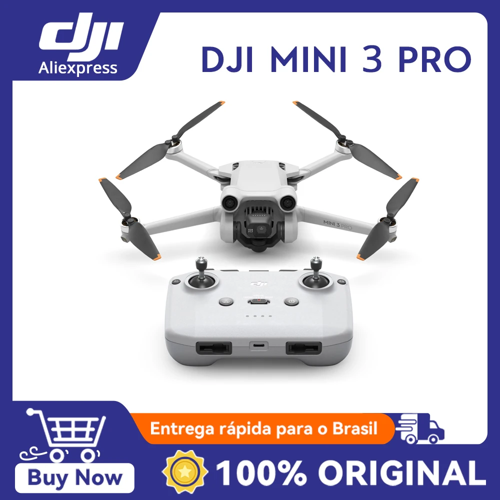 DJI Mini 3 Pro Drone 4K Professional GPS 249 g Tri-Directional Obstacle Sensing Quadcopter with Camera Drone 60fps 48MP 34 Min