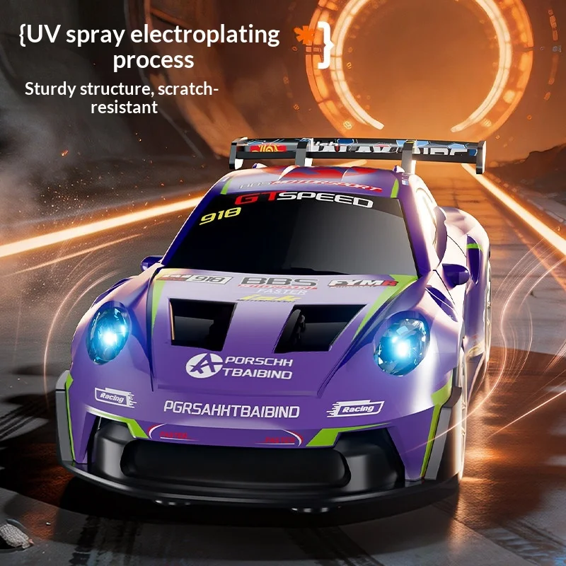 New In Stock 1/64 Alloy RC Car 2.4ghz High Speed Drift Mini Remote Control Racing Car Shark Dinosaur Design With Display Case