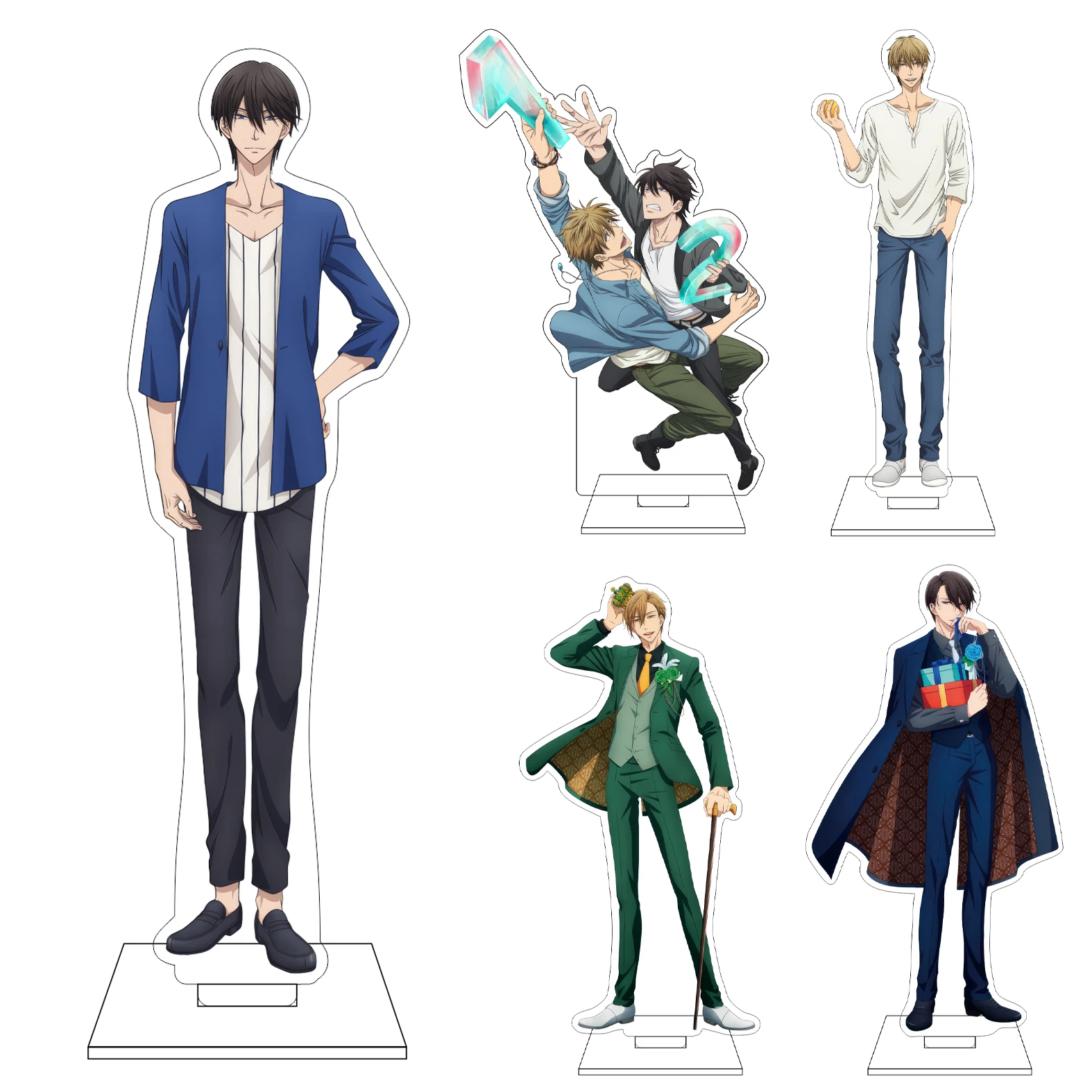 16CM Anime RYO NARUMIYA CHIHIRO AYAGI TAKATO SAIJYO JYUNTA AZUMAYA Cosplay Acryl-Figur Ständer Ornamente Geschenke