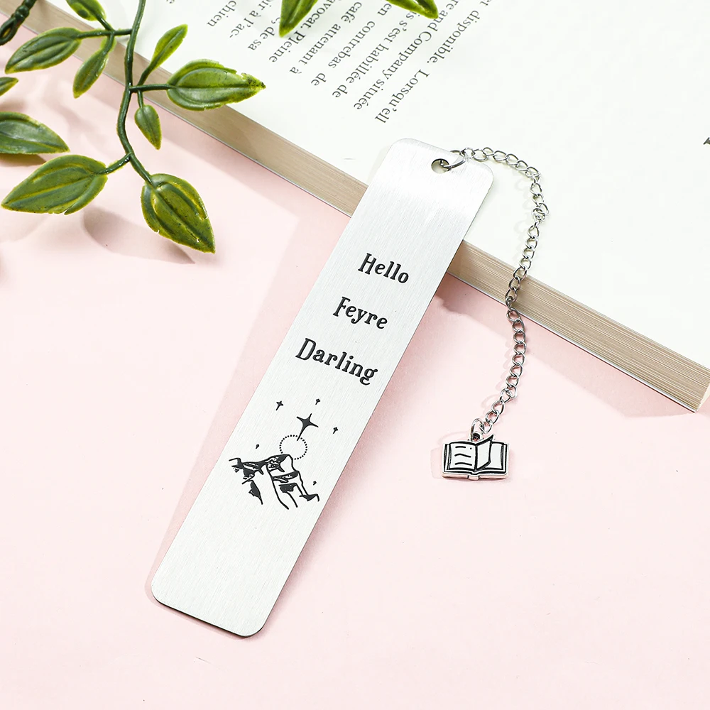 Marcapáginas personalizado de montaña y Estrella, marcadores de acero inoxidable para amantes de los libros, regalos perfectos para familiares y amigos