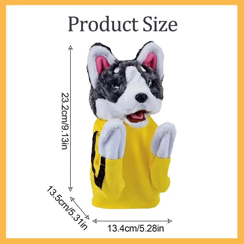 Chico Kung Fu Husky guantes juguete lucha perro boxeo marioneta de mano mano dedo muñeco de peluche batalla interactiva 1 2 jugadores juego fiesta