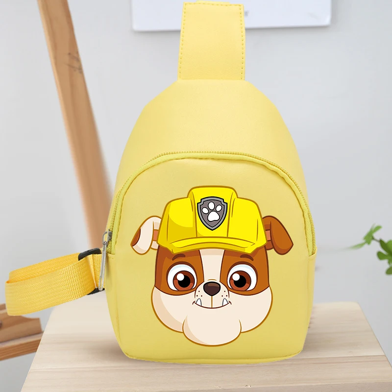 لطيف باو باترول الأطفال حقيبة كتف صغيرة موضة أنيمي بنين بنات لطيف الكرتون حقائب كروسبودي حقيبة صغيرة عملة المحفظة هدية