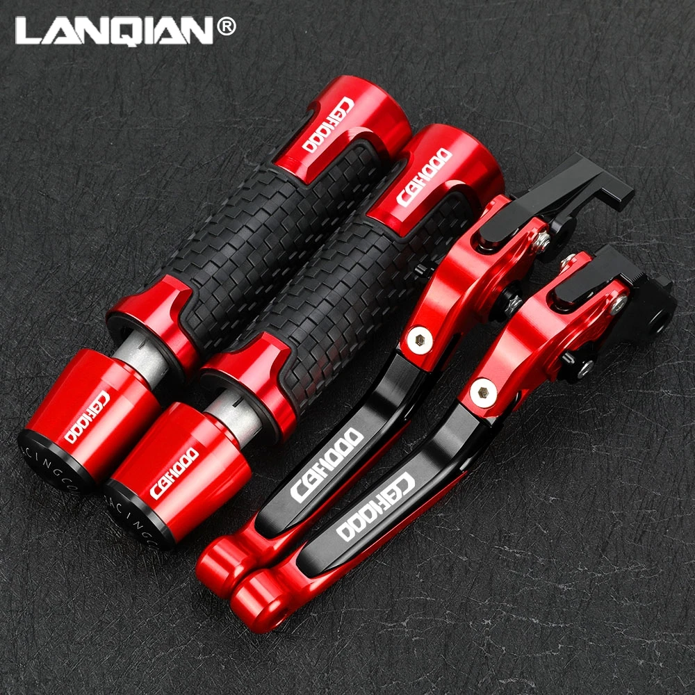 

For Honda CBF1000 CBF 1000 2006 2007 2008 2009 Motorcycle Foldable Brake Clutch Levers 7/8''22mm Handlebar Handle Grips Ends