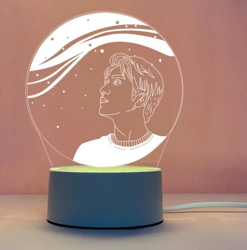 Рисунок 4 - Креативный 3D маленький ночник USB Ins