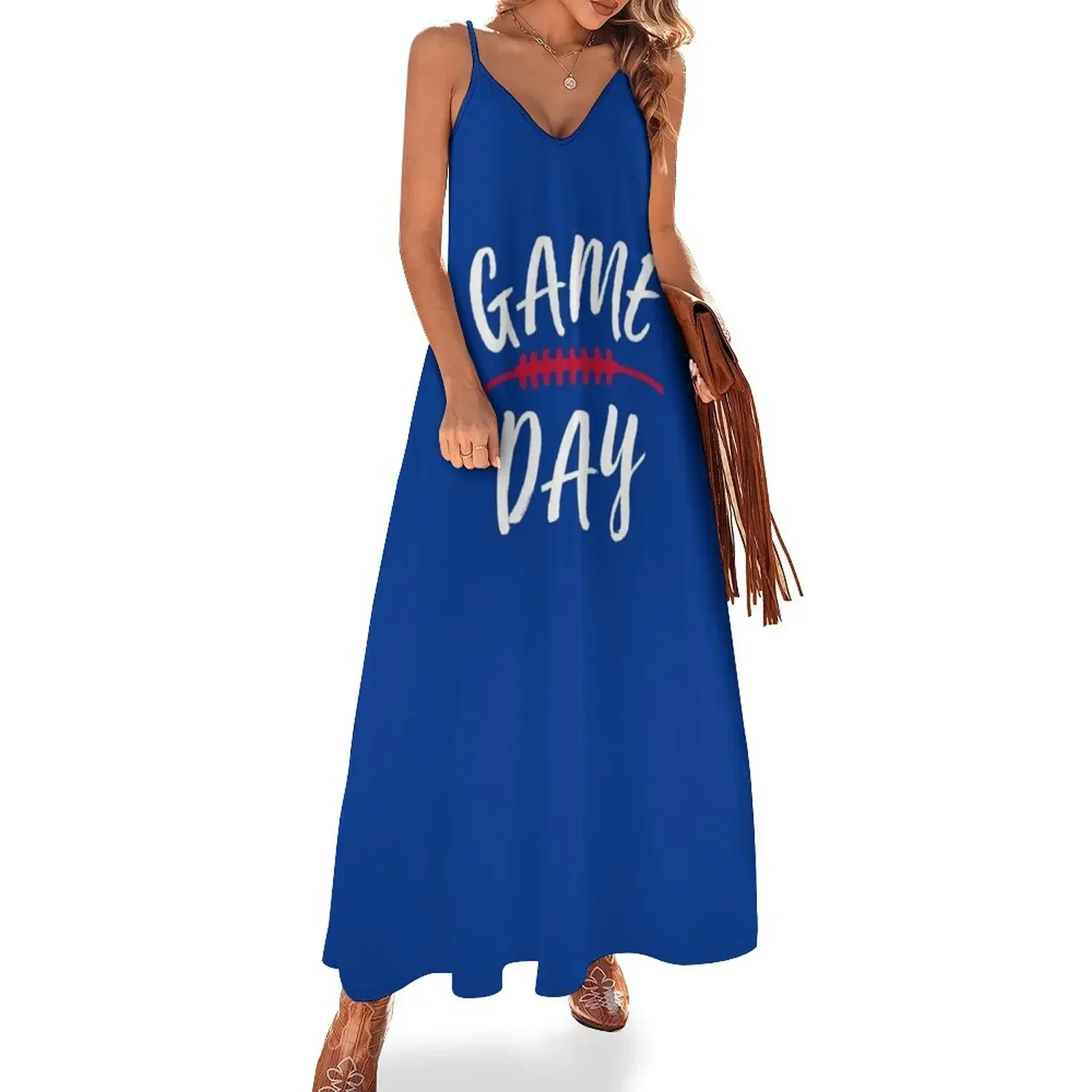 

Game Day - Football Fans Sleeveless Dress dress for women Women's summer long dress