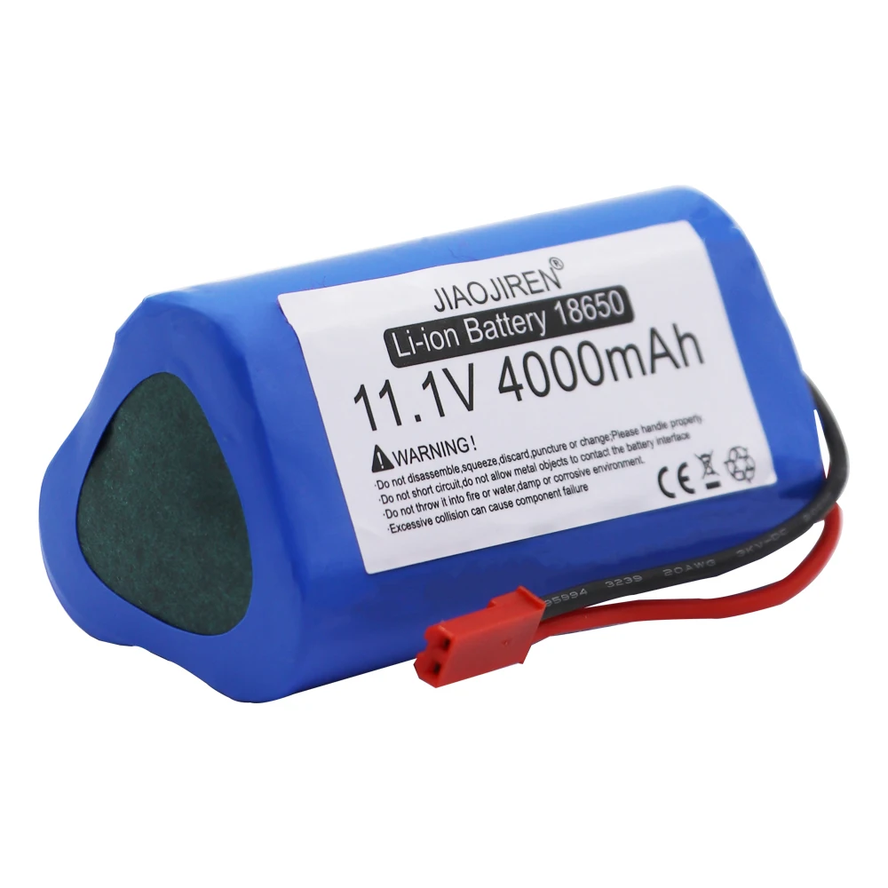 11.1V 4000mAh 18650 Li-ion Replacement Battery for Ecovacs Deebot Deepoo CEN330 CEN332 Vacuum Robot Ecovacs Ilife V1 V3 X3 V5 X5