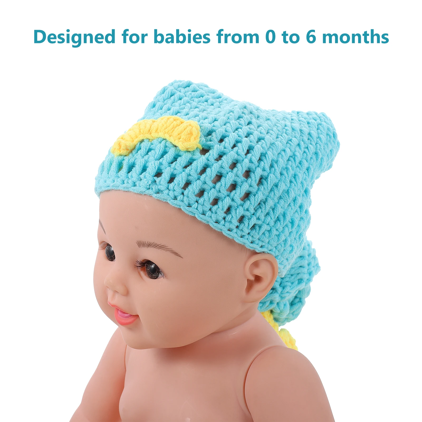 

Picture Crochet Hat for Infant Handmade Baby Photo Props Newborn Photography Babies Weave Toddler