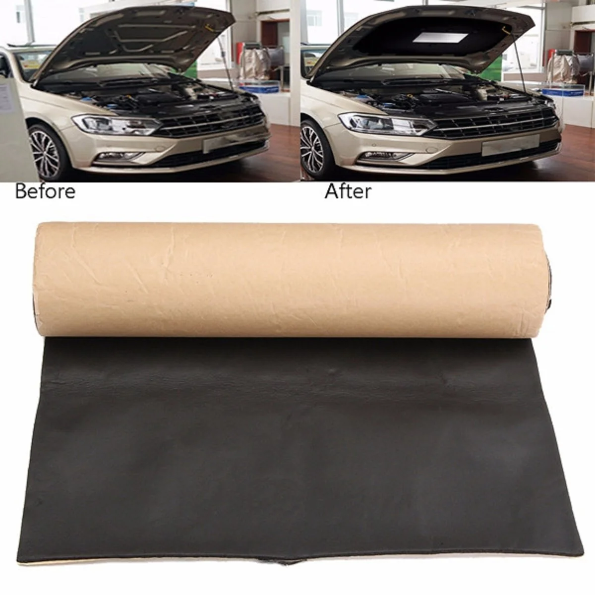 1Roll 200cmx50cm 20mm 30mm Car Sound Proofing Deadening Car Truck Anti-noise Sound Insulation Cotton Heat Closed Cell Foam