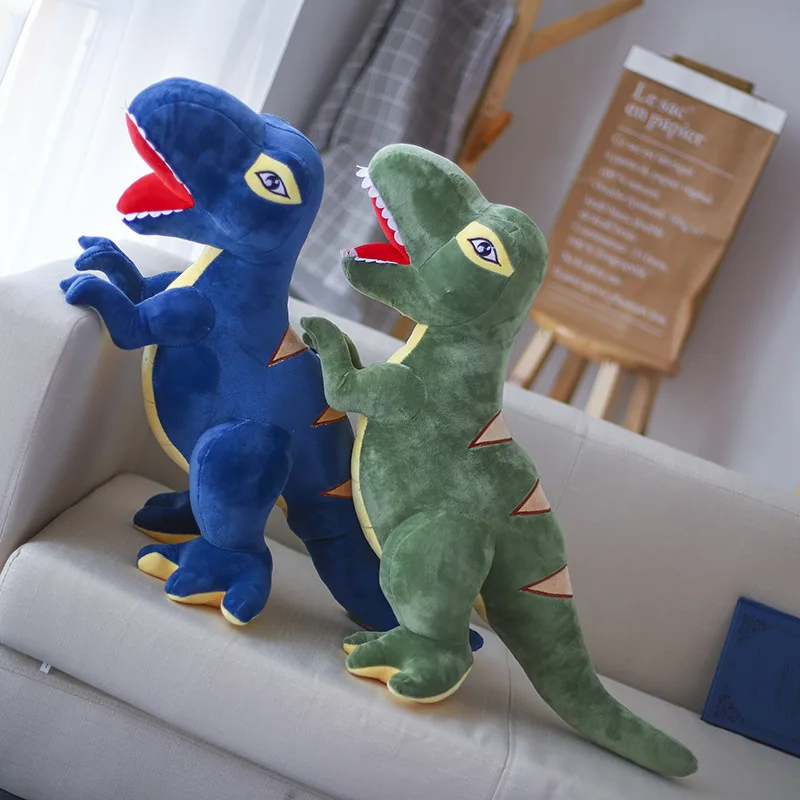 1pc 45cm Tyrannosaurus Rex Stuffed Plush Toys Dinosaur Plush Toys Sleeping Pillow Dolls Soft Doll Birthday Gift for Children