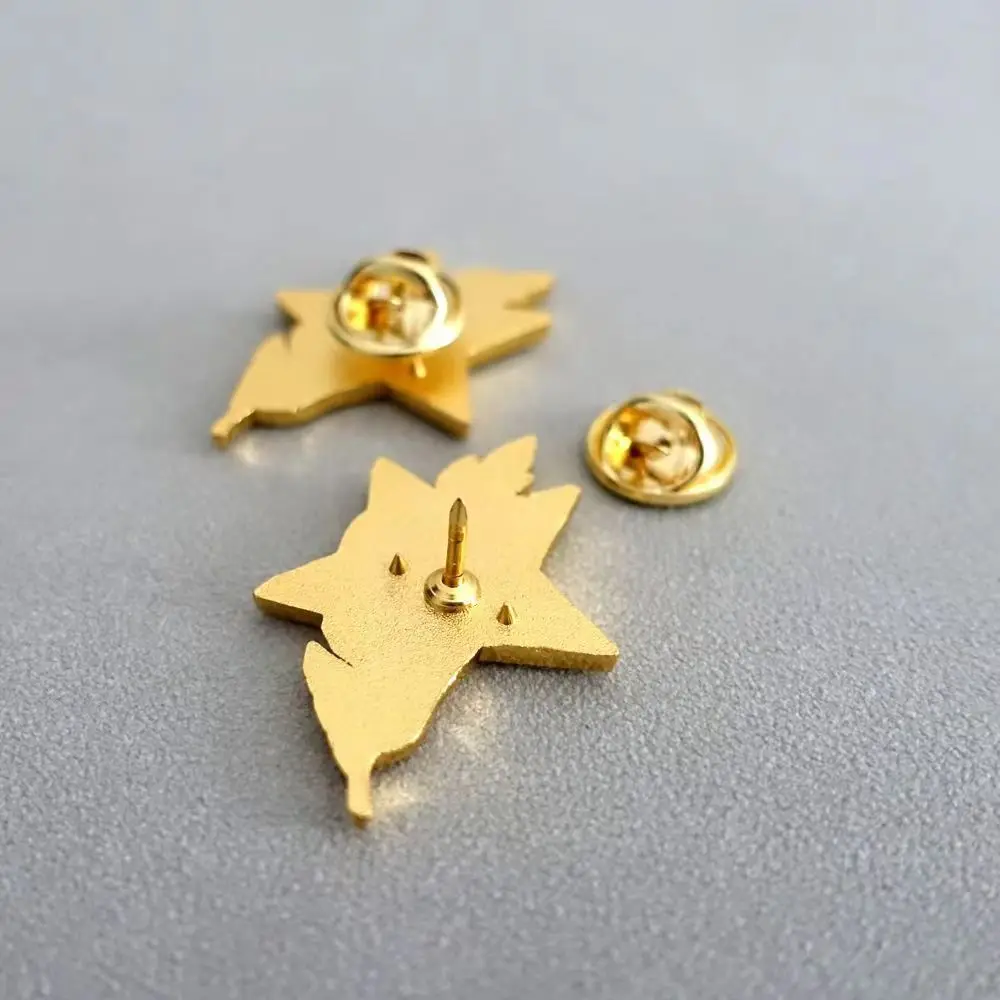 Soviet Union Red Star Wheat Ear Shape Medal Badge Classics Retro Pins Brooch