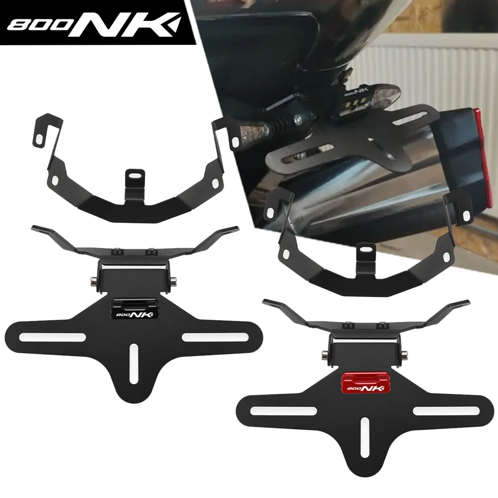 

FOR CFMOTO 800NK 2023 2024 2025 800 NK Motorcycle Rear Short Tail Stock Tailstock License Plate Holder Bracket Turn Signal Light