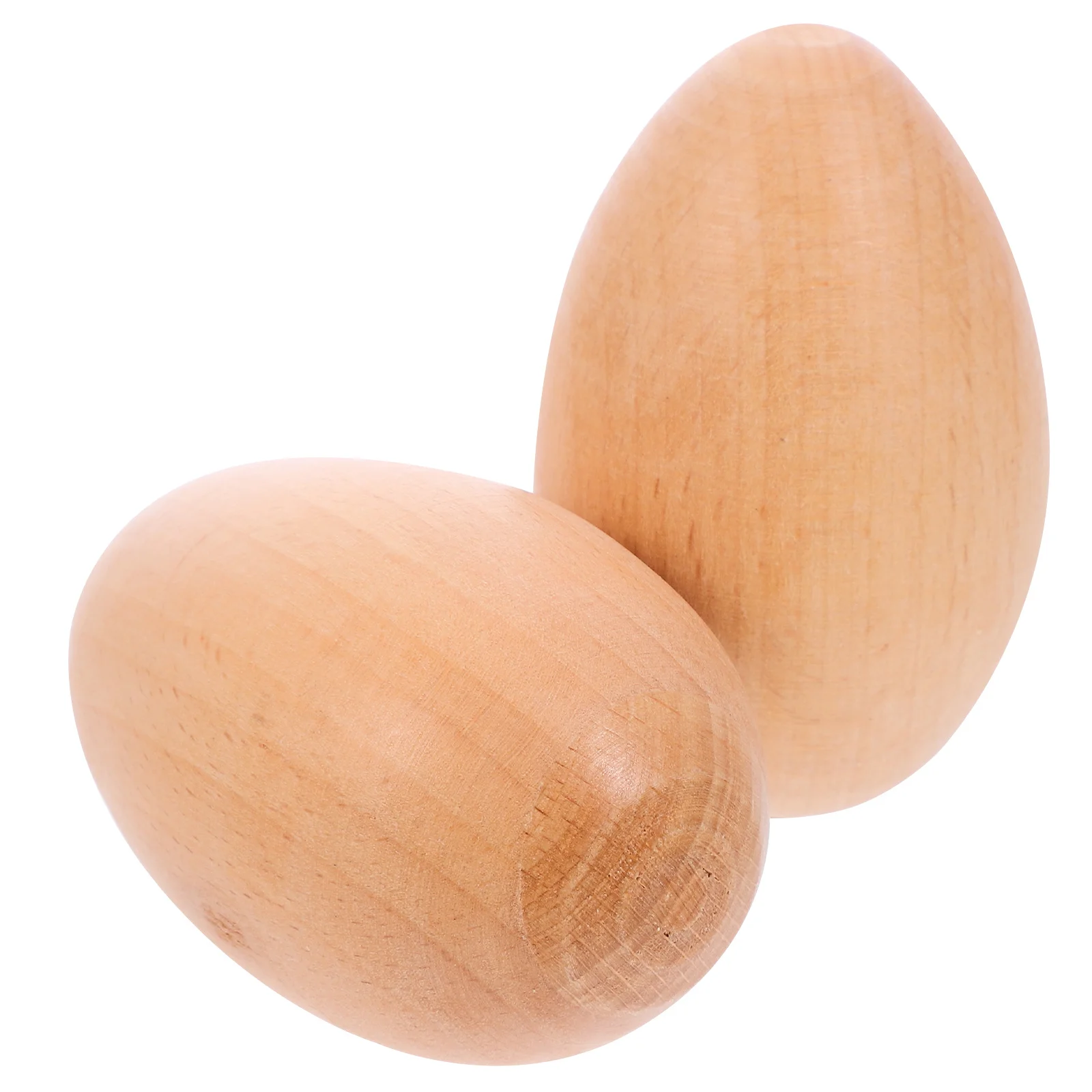 

2Pcs Wood Maracas Eggs Hand Percussion Instrument Musical Shakers Early Education Wood Musical Instruments for Kids