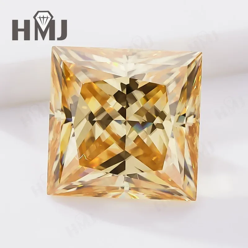 Großhandel Moissanit Princess Cut Schwarz D-Farbe mit Zertifikat Hochwertige Schmuckherstellungsmaterialien Geburtstagsgeschenke DIY-Perlen – Detail 31
