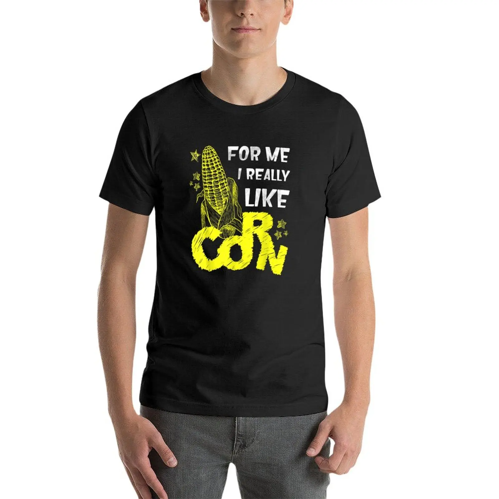 T-shirt surdimensionné It's Corn I Real Like pour hommes, sweat-shirt d'été, médicaments, chemise de retraite