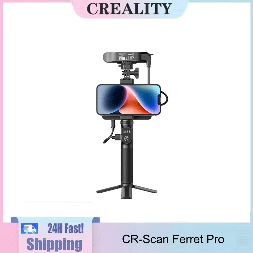 Creality CR Scan Ferret Pro Wireless Scanning 24 Bit Full-Color Scanning 0.1mm Precision anti Shake Tracking 3D Scanner