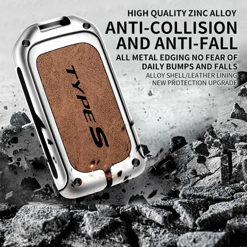 For Honda CRV HRV XRV CR-V Crider Pilot Fit Freed Vezel Odyssey 2018 2019 2020 2021 2022 Zinc Alloy Car Key Case Cover