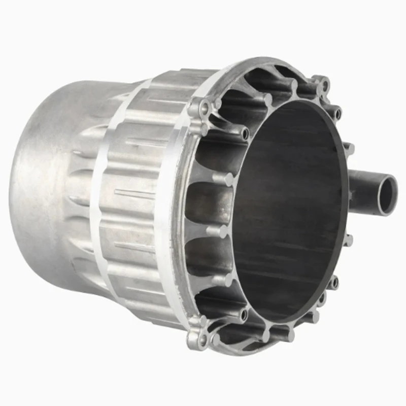 Customized processing of aluminum alloy heat dissipation cavity parts Precision die-casting motor housing