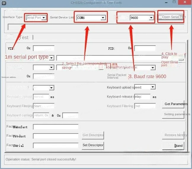 CH9329 CH340 USB to UART/TTL シリアル アダプター、HID キーボード マウス エミュレーター モジュール、MCU 開発用のドライブ不要のプラグ アンド プレイ