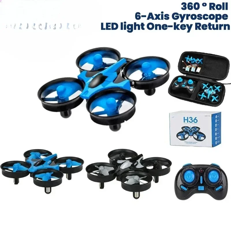 H36 Mini RC Drone 4ch 6-Axis - Headless Mode 360° Flip Remote Control Quadcopter Toy Mini for Kids Aerial Adventure Awaits