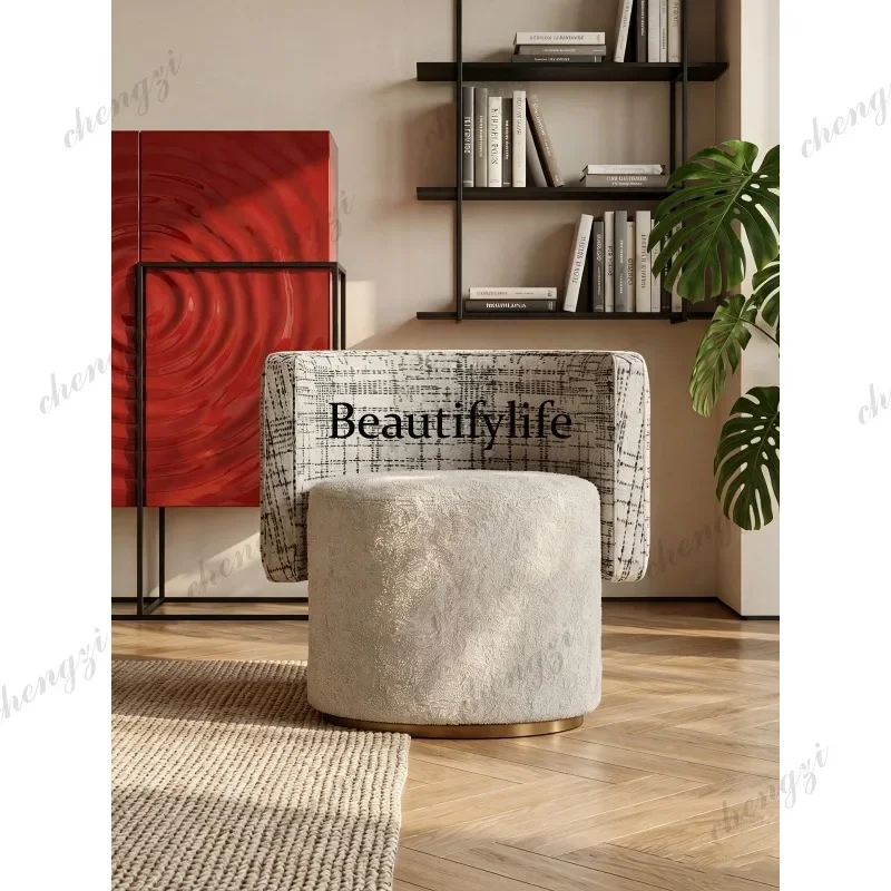 Z138 Surprise Silent Wind Chihiro Dressing Stool Bedroom Rotatable Makeup Stool Round Stool Backrest Household