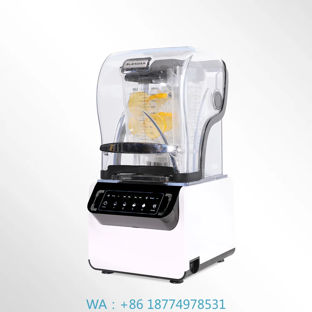 Multifunctional Silent Beverage Mixing Station, Noise Free Layout for Milkshake With Thickened Soundproof Cover