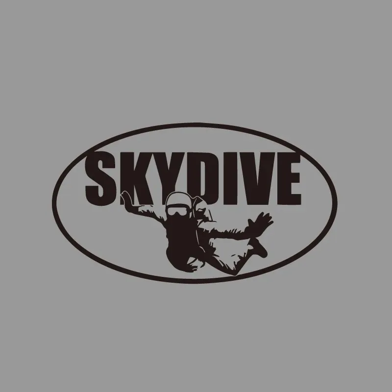 1pc Skydiving-Skydiver Sticker-Decal Style Skydiving Fun Parachuting Vinyl Decal Sticker Car Waterproof Car Decal Bumper Decal - view 4