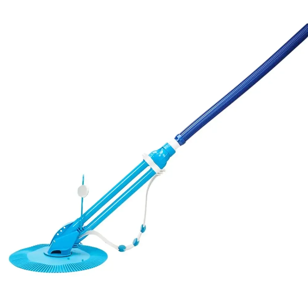 

Automatic Pool Vacuum Cleaner W/ 10 Hose, Powerful Sunction Fit For Above-Ground & Inground Swimming Pool Debris Floor Walls