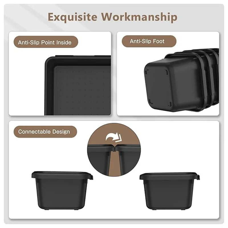 ABMS-Garage Organization Set 48 قطعة صندوق الأدوات المنظم الأجهزة أداة صينية الصدر درج صندوق تخزين العمل مقسم