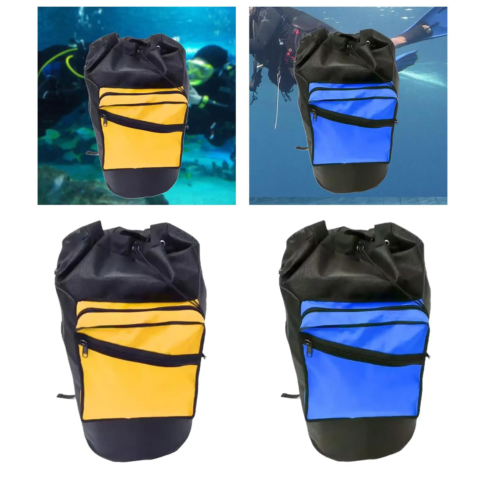 Scuba Dive Gear Bag Scuba Diving Backpack for Adults Mesh Snorkeling Backpack for Outdoor Underwater Adventure Beach Kayaking