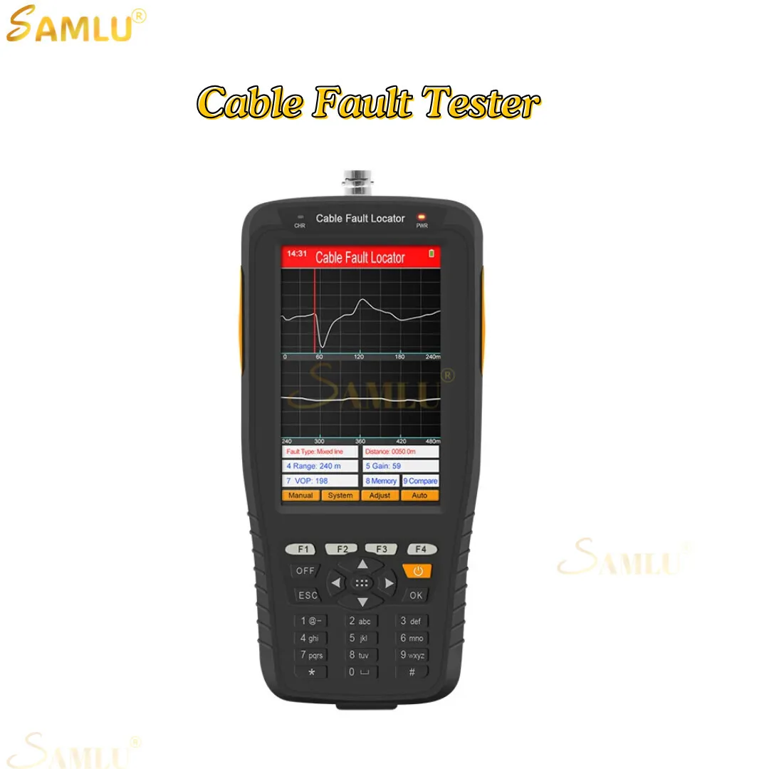 Power Communication Fault Tester Cable Measuring Instrument Broken Wire Length Mixed Line Short Circuit Meter TL280