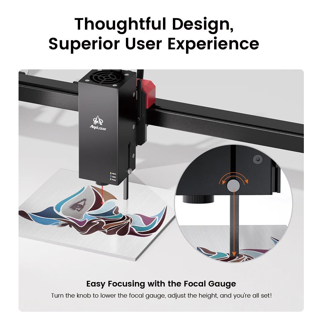 AlgoLaser ALM-2IE 2W 1064nm Modulo laser a infrarossi Incisione di gioielli in plastica metallica per testa di incisione sostitutiva laser ALGO/ORTUR