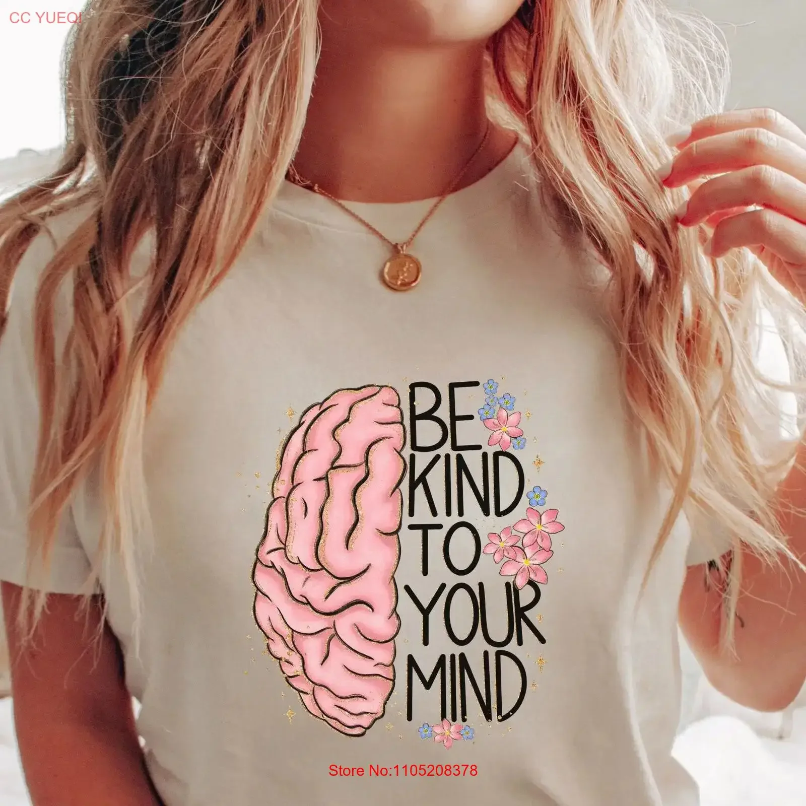 Be Kind To Your Mind Mindful Kindness Mental Health Awareness T Shirt Inclusion Neurodivergent Neurodiversity vintage Washed