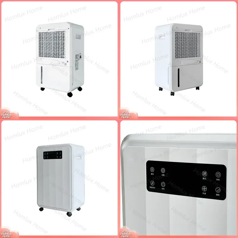 60L D Ultra Quiet Dehumidifier for Home Apartment Bedroom Living Room Large Capacity Energy Saving Portable Dehumidifier with
