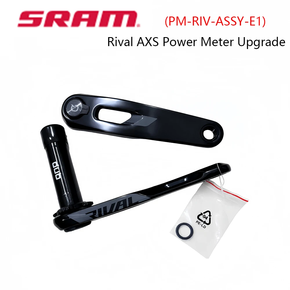 SRAM Rival AXS Power Meter Upgrade Road Bicycle Lightweight Power Meter Crank PM-RIV-ASSY-E1 Spindle-based Unit Measures Power