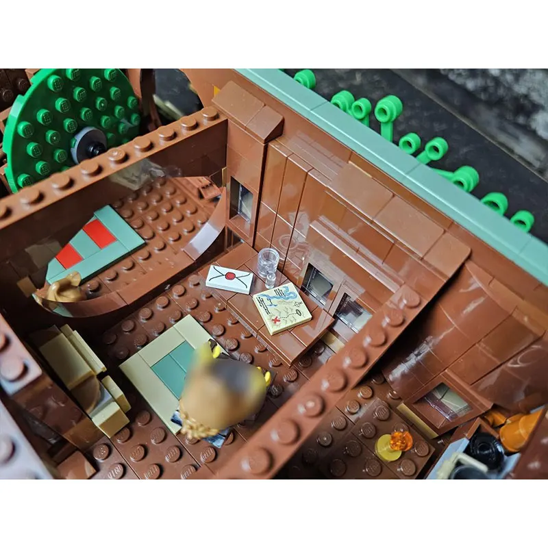 2011 sztuk MOC-210340 modułowy koniec torby modułowy MOC kreatywny widok ulicy Model klocki do budowy architektura DIY edukacja montaż Mod
