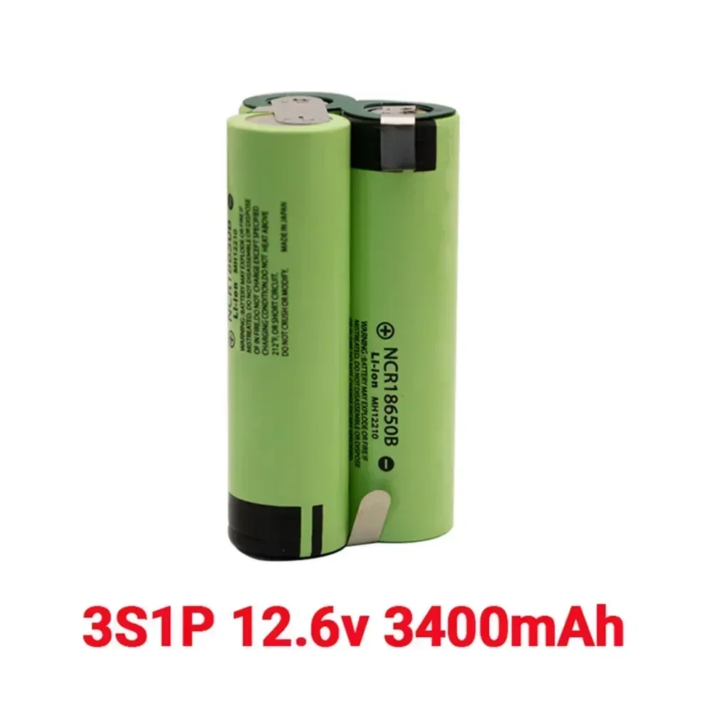 18650 Lithium Battery Pack 12V 16.8V 21V 3400mAh 6800mAh Screwdriver Battery Discharge Current 20A 18650 Rechargeable Battery