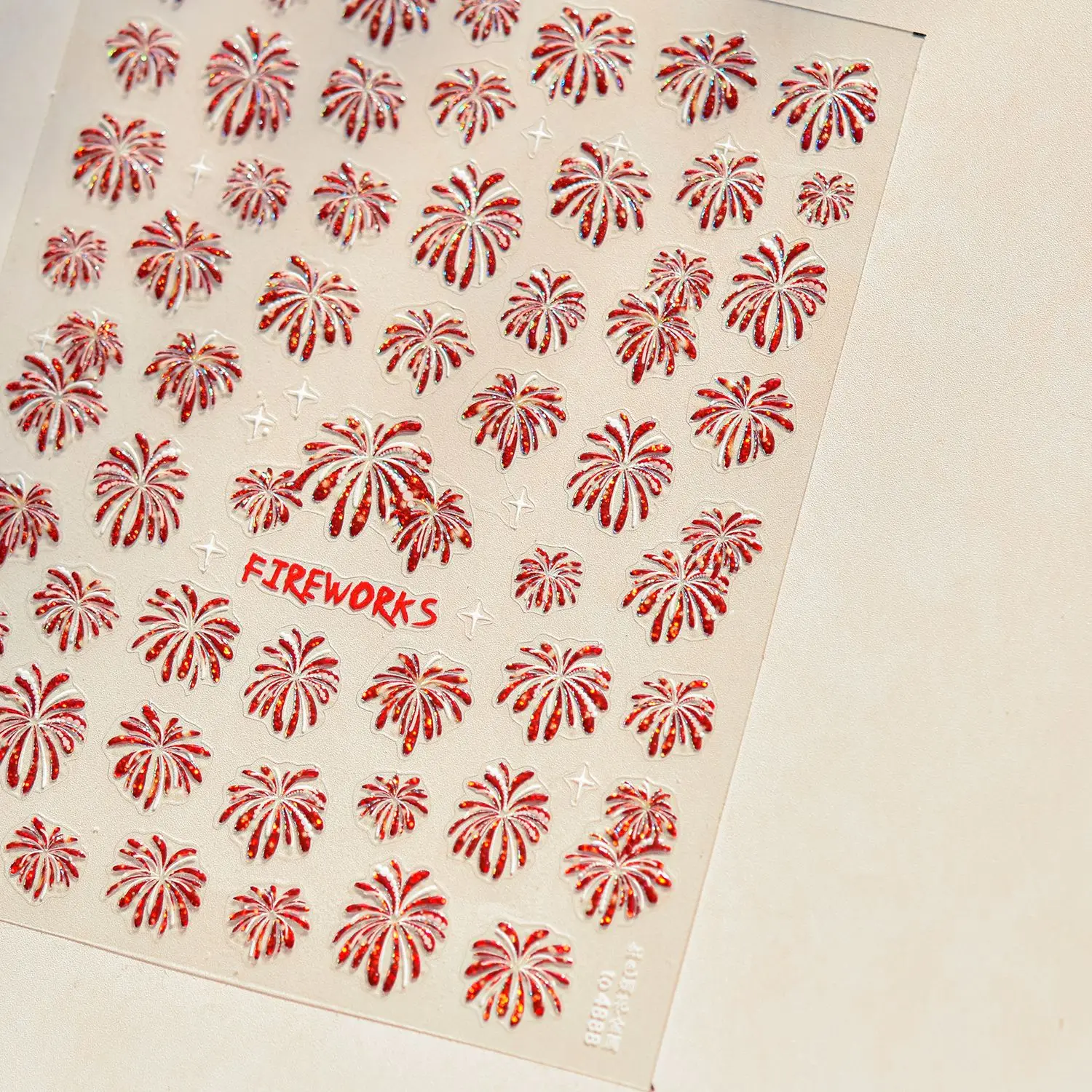 Magiczny Ognisty Zamek 5D Naklejki na Paznokcie Kolorowe Błyszczące Holograficzne Świecące w Ciemności Samoprzylepne Ozdoby do Manicure