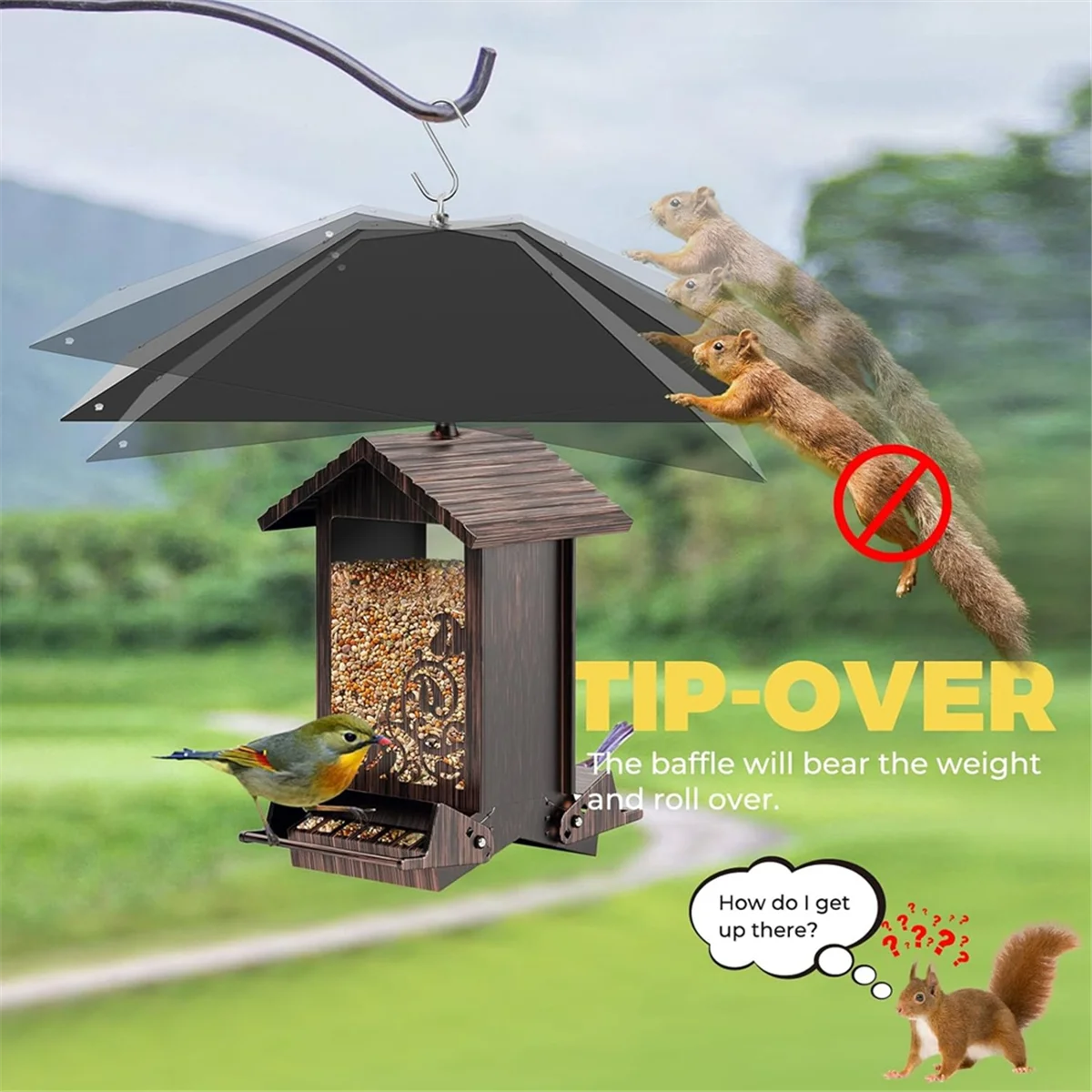 

【Price Drop】Flat -top squirrel protector
