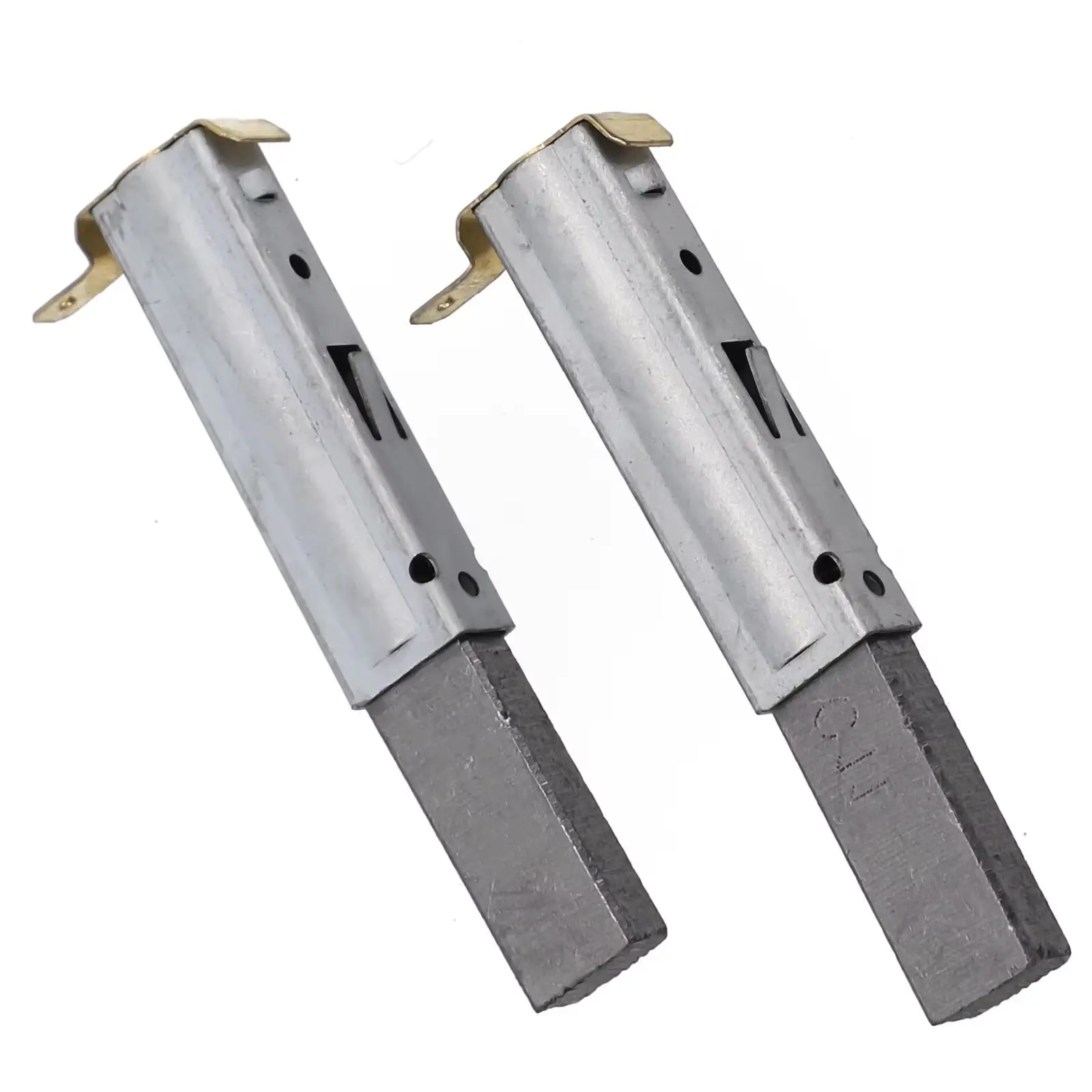 2 Pcs Carbon Motor Brush For 30/60/70/80/90L Industrial Vacuum Cleaners Replacement Spare Parts Accessories