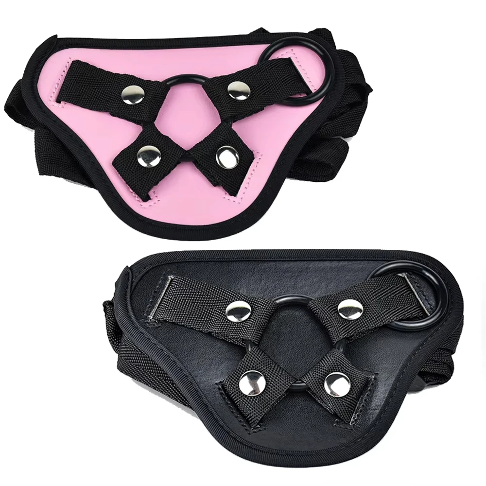 NYOTA-consolador de pene con correa de cuero, arnés de Bondage ajustable, Juguetes sexuales inferiores para mujeres y hombres, cinturón para lesbianas, suministros para adultos, Sex Shop